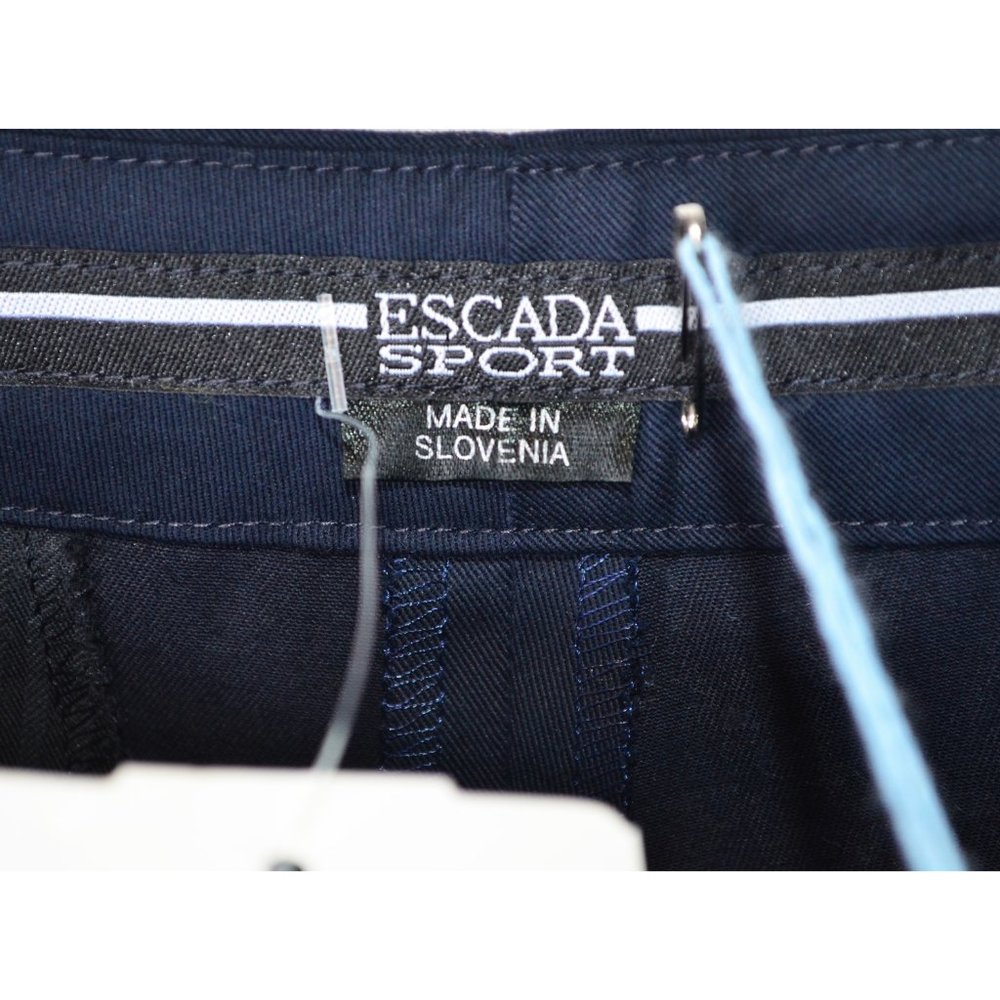 Escada Sport Clamdigger Bermuda Shorts Blue Size 36 (US Small - 6) - Picture 6 of 6